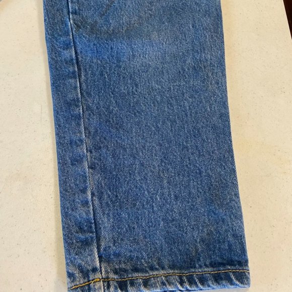 Vintage Georges Marciano Guess Jeans Denim Side Zipper Size 31 - Picture 2 of 8